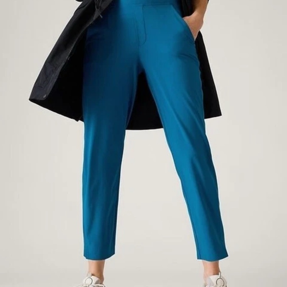 Athleta Brooklyn Mid-Rise Ankle Pants - Dark Lapis Blue
